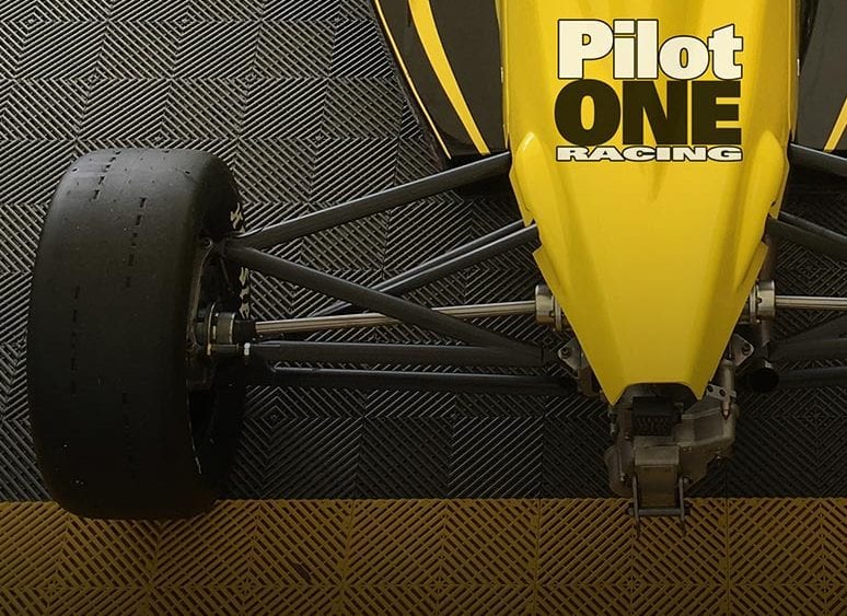 kaylen frederick | pilot one racing | pilot one racing logo on car